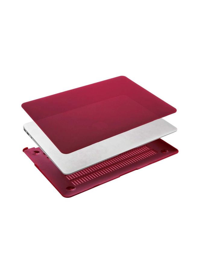 Mosiso Protective Case With Keyboard Cover And Screen Protector For Apple MacBook Air 13-Inch A1369/A1466 Wine Red - Image 3