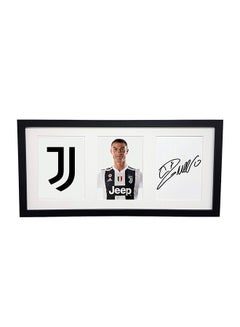 Boomah Accessories Ronaldo Juventus Autographed Framed Poster 50 x 23cm 