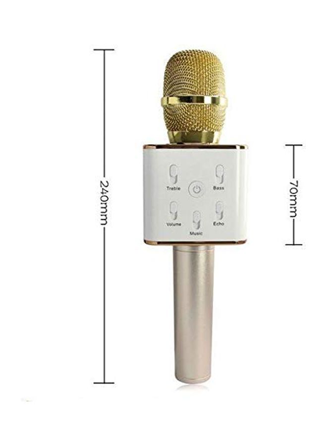 Handheld Karaoke Microphone B07MX28M1B Gold