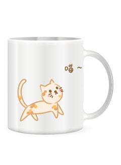 Playing Cat Design Ceramic Coffe Mug White/Black - v1566459319/N27441720A_1