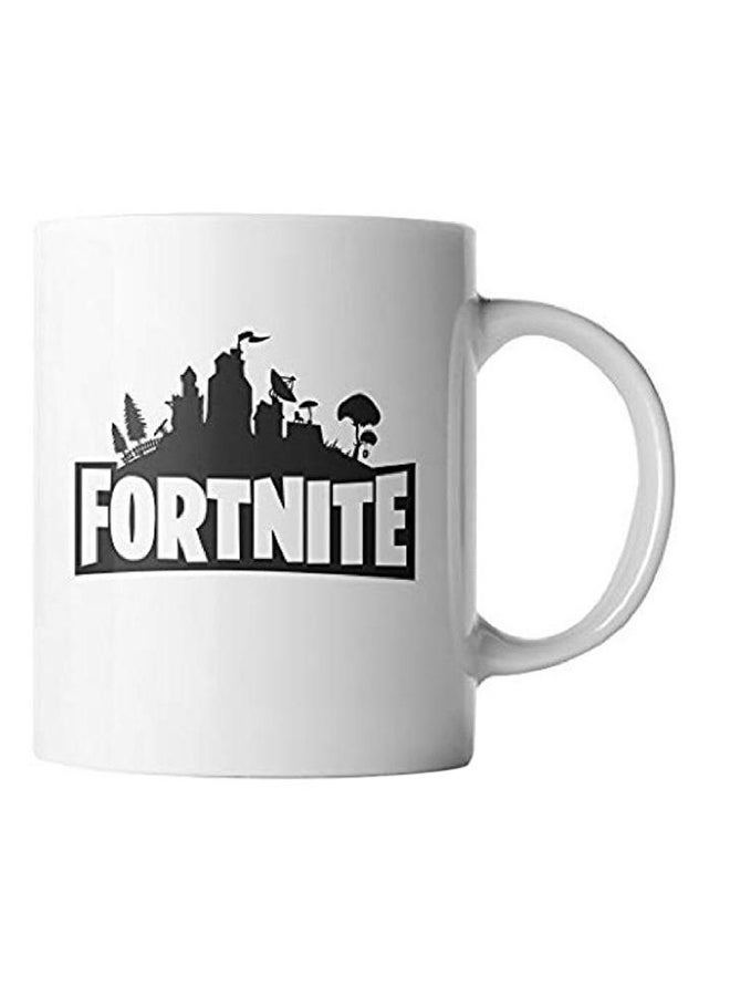 giftex FortniteDesign Ceramic Coffe Mug White/Black