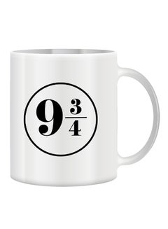 giftex Ceramic Coffee Mug With Harry Potter 9 3/4 Design White 10cm 