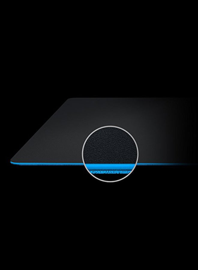 Logitech - G640 Large Cloth Gaming Mouse Pad, Large Size, 400 X 460 Mm, For More Space And Mouse Movement. Rubber Base Stays In Place For Intense Gaming. Surface Texture Is Optimized For Logitech G Mice And Peak Gaming Performance | 943-000799 Black - Image 1