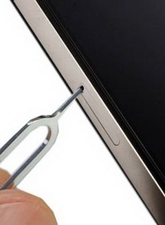 Generic SIM Card Tray Holder Eject Pin Key Tool Silver  - Image 2