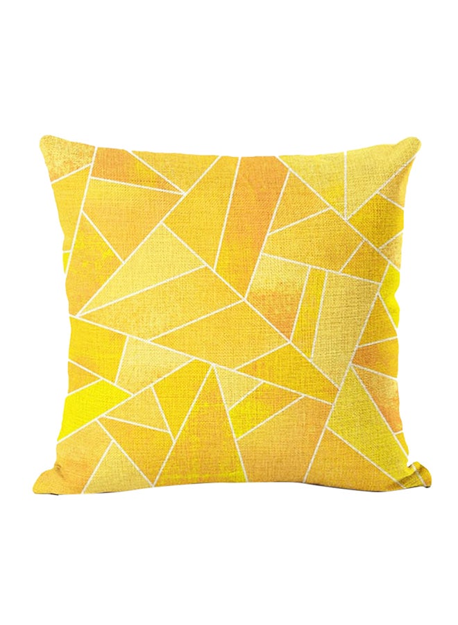 Decorative Cushion Cover Yellow 45x45cm