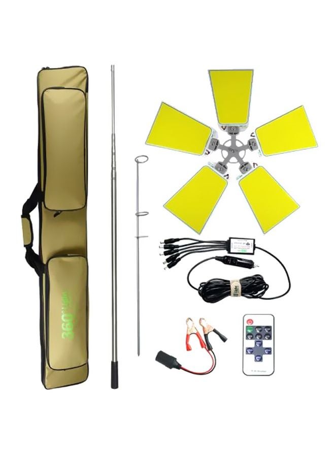 قصبة صيد مزودة بمصباح LED