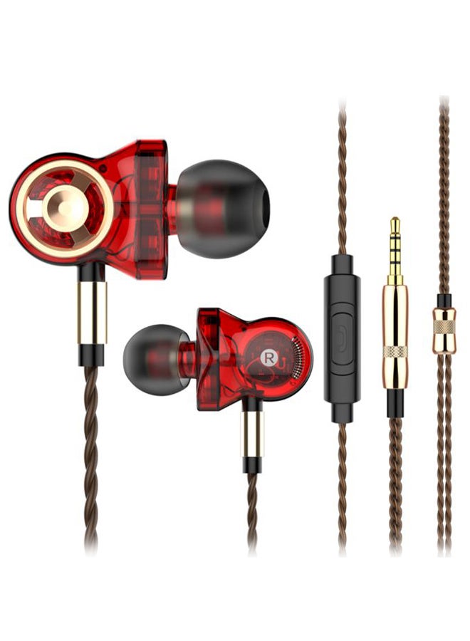 QKZ In-Ear Earphone With Microphone Multicolour 