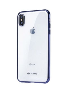 x-doria Gel Jacket Case Cover For Apple iPhone XR Clear/Blue 