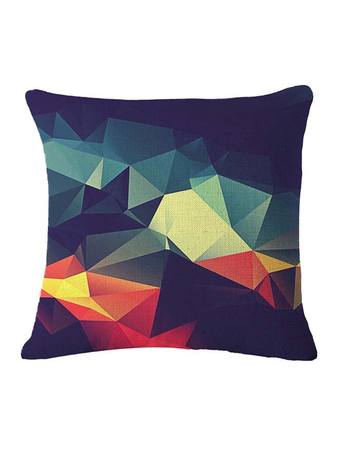 Geometric Pattern Cushion Cover Multicolour 45x45cm