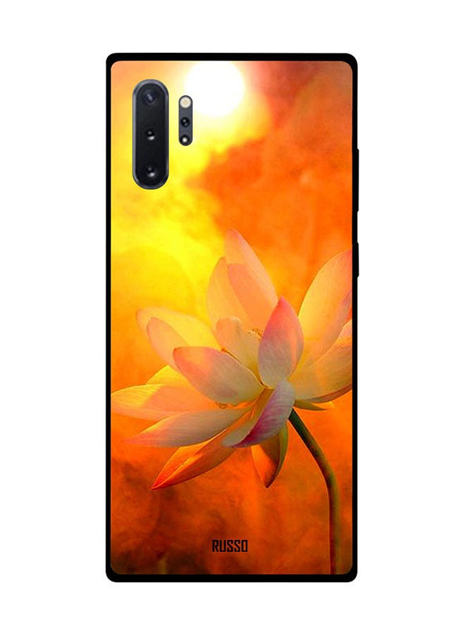 RUSSO Protective Case Cover For Samsung Note 10 Pro Pink Lotus 