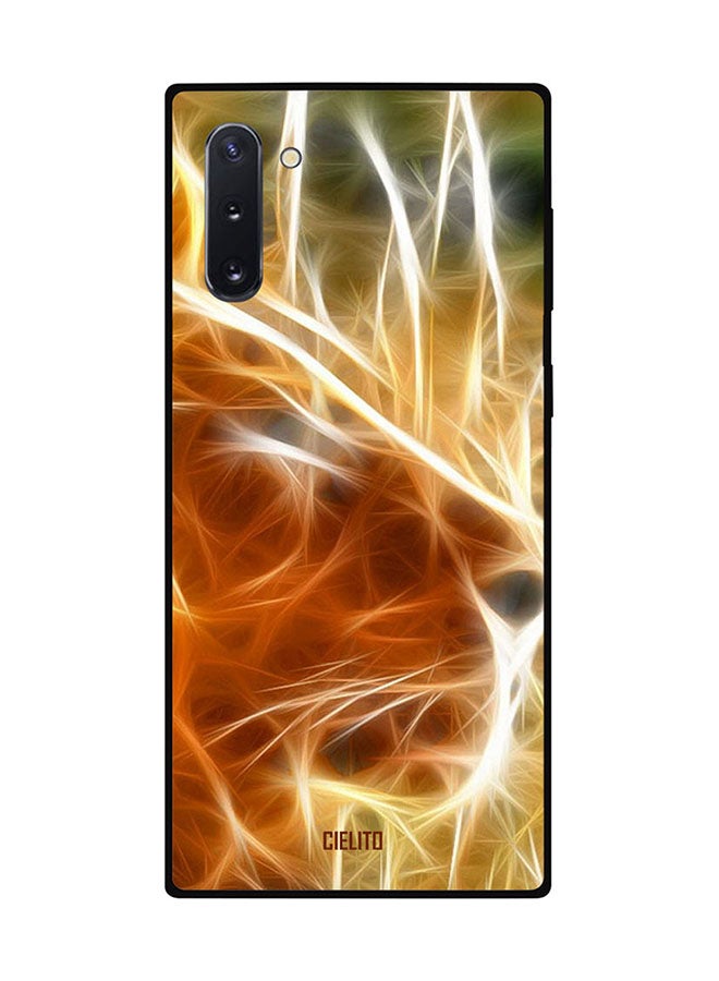 CIELITO Protective Case Cover For Samsung Note 10 Tiger Pen Art