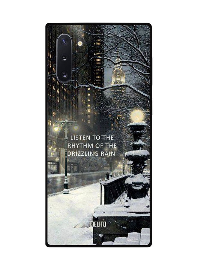 CIELITO Protective Case Cover For Samsung Note 10 Listen the Rhythm of Rain 