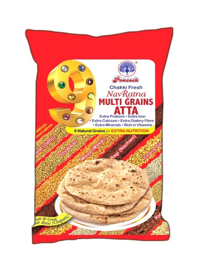 Peacock Navratna Multigrain Atta 5kg  - Image 1