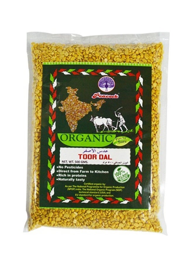 Peacock Organic Toor Dal 500grams 