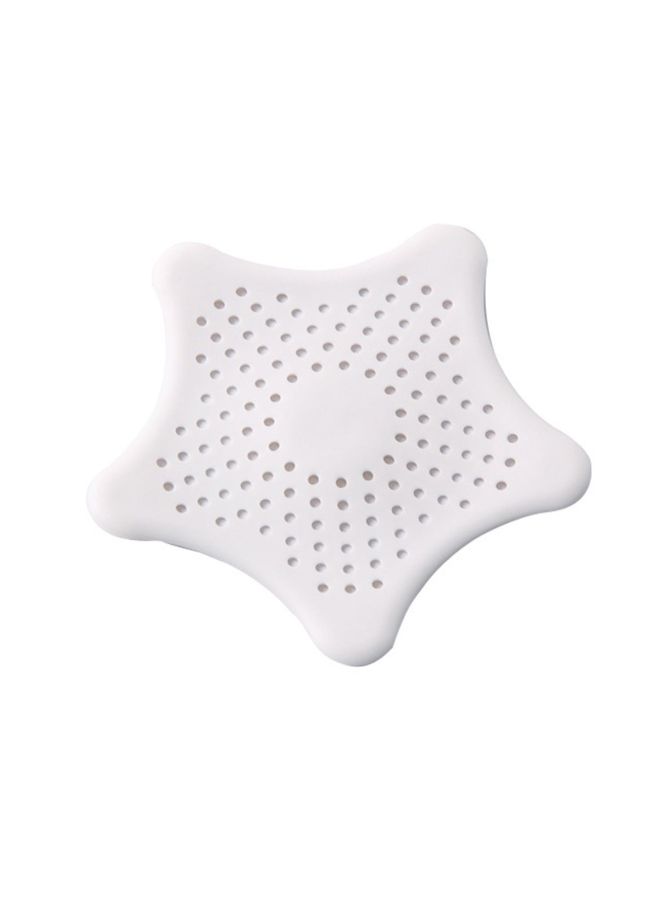 Joyband - Star Shape Sink Strainer Filter White 15x13x12centimeter - Image 1