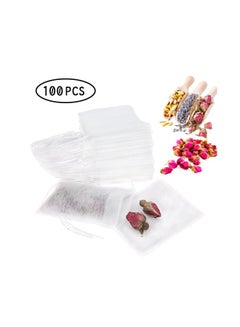 Generic 100-Piece Tea Filter Bag Set White 5.5x7centimeter  - Image 2