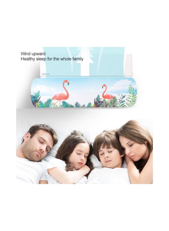 Adjustable Air Conditioner Wind Deflector White/Pink/Orange 90x27cm - Image 5