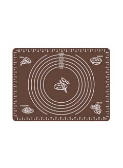 SOWUGI Silicone Baking Mat Brown/White 40x30centimeter 