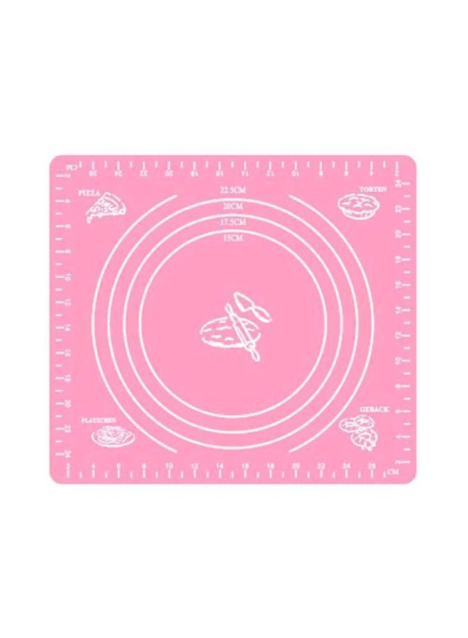 صوجي بساط خبز من السيليكون وردي/أبيض 29x26Ø³Ù†ØªÙŠÙ…ØªØ±