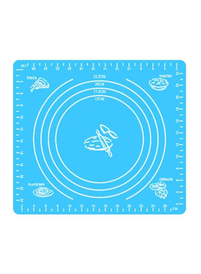 Silicone Baking Mat Blue/White 29x26cm
