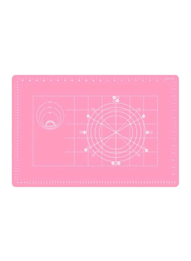 SOWUGI Silicone Baking Mat Pink/White 60x40centimeter 