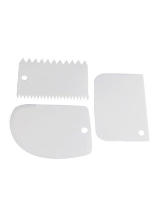 3-Piece Cake Scraper Set White 12x8centimeter - v1566477281/N29187794A_1