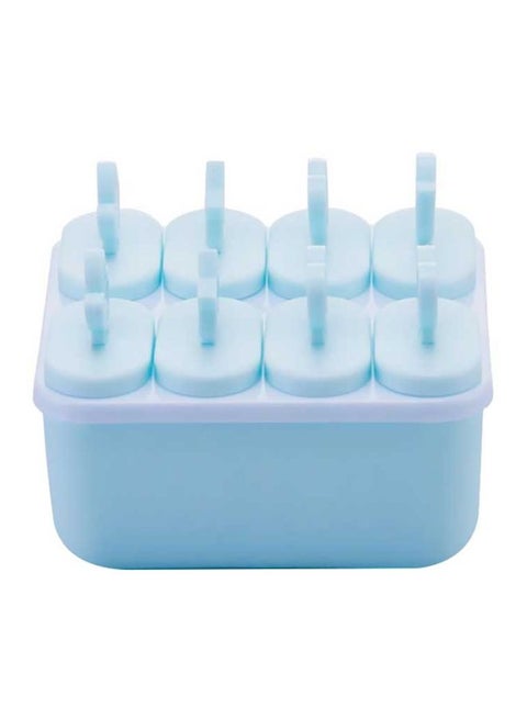 Plastic Ice Cream Mould Blue 12.5x11.5x6.5centimeter