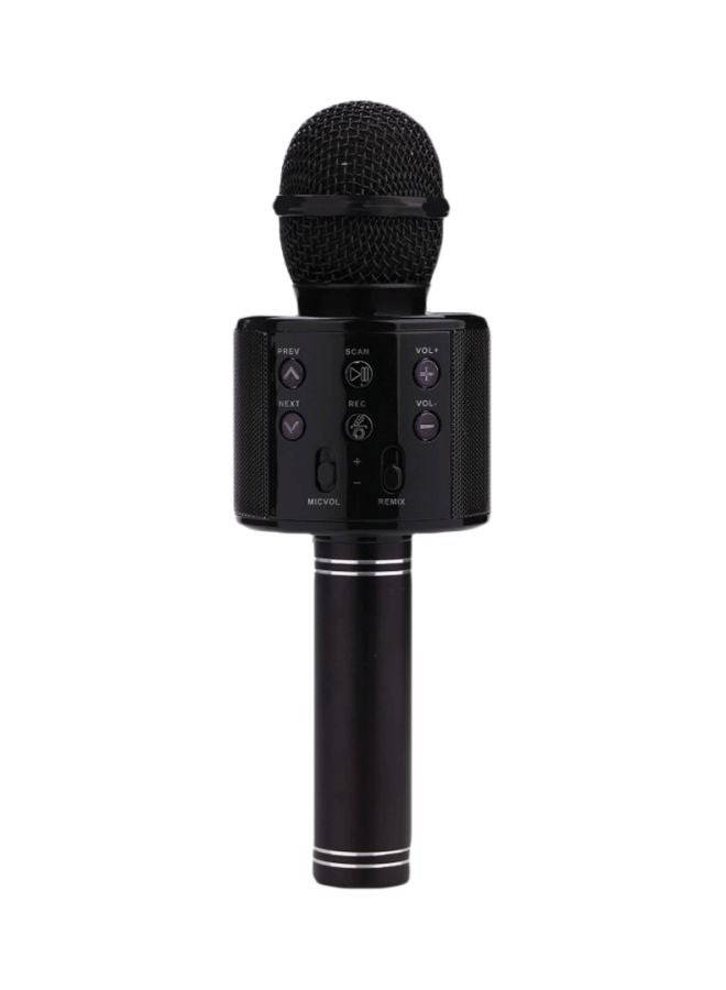 Bluetooth Karaoke Microphone WS858 Black/Silver  - Image 1