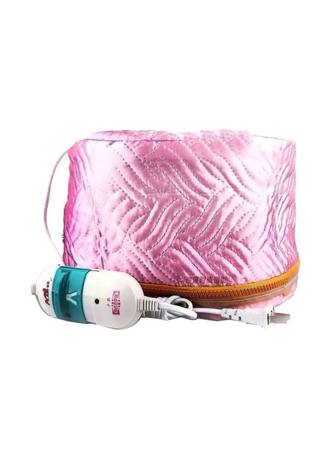 Generic Thermal Spa Conditioning Heat Cap Pink/White/Blue - Image 1