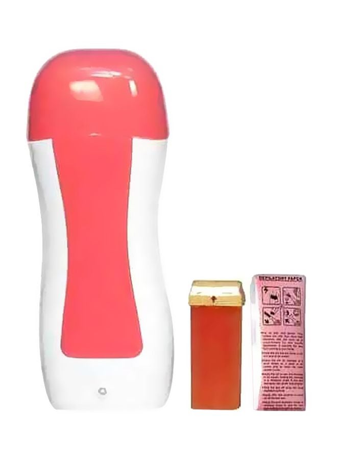 Electric Wax Heater Pink/White
