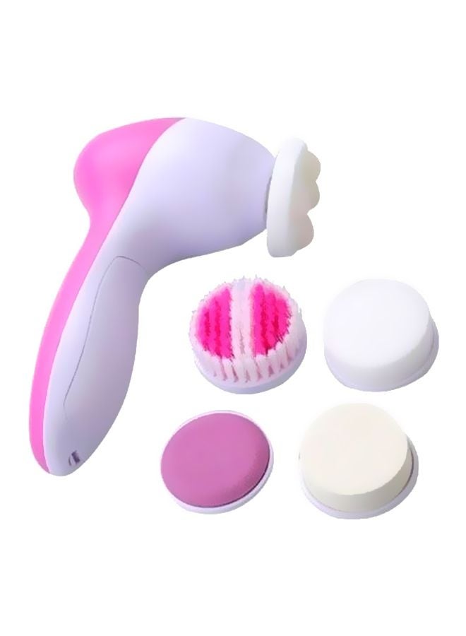 5-In-1 Beauty Care Massager White/Pink