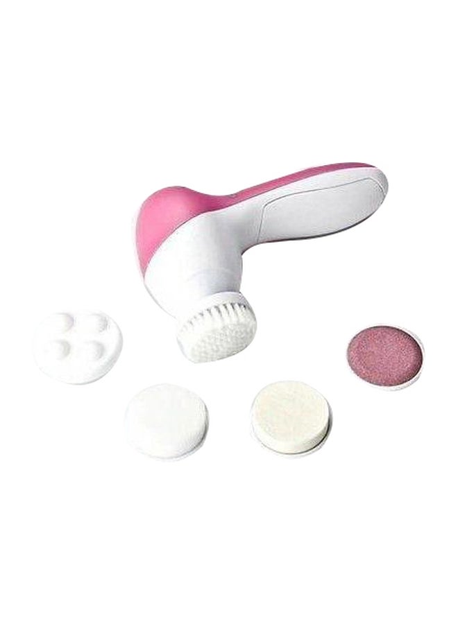 Generic 5-In-1 Multi-Functional Facial Massage Kit Pink/White