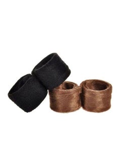 Hairagami 2-Piece BunTail Maker Brown/Black  - Image 1