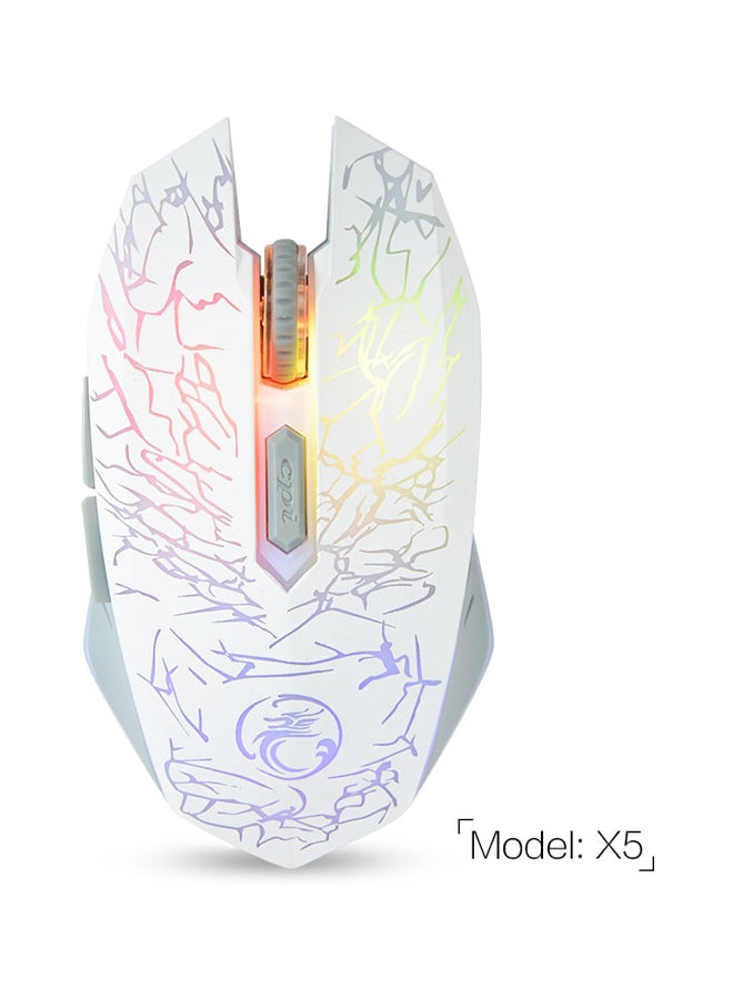 iMice Wired USB Gaming Mouse White  - Image 2