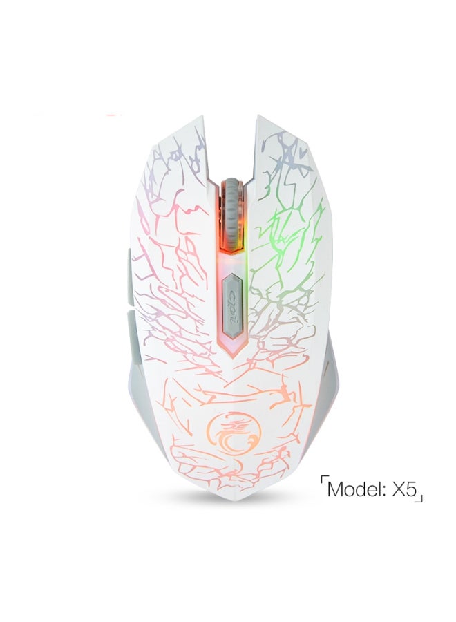 iMice Wired USB Gaming Mouse White  - Image 3