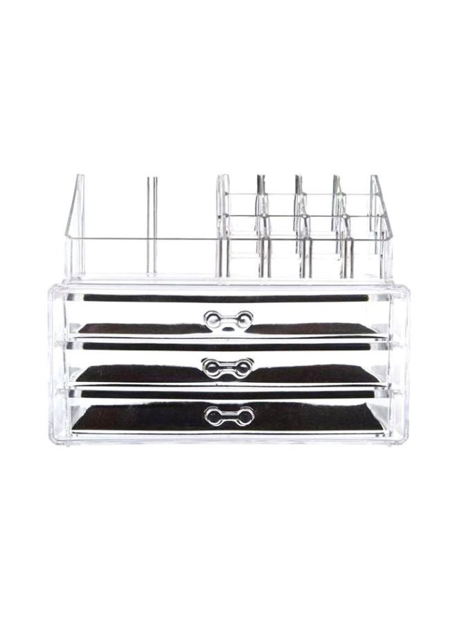 Multifunctional Cosmetic Organizer Clear - Image 1
