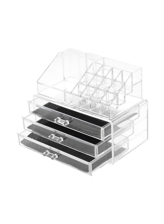 Multifunctional Cosmetic Organizer Clear - Image 1