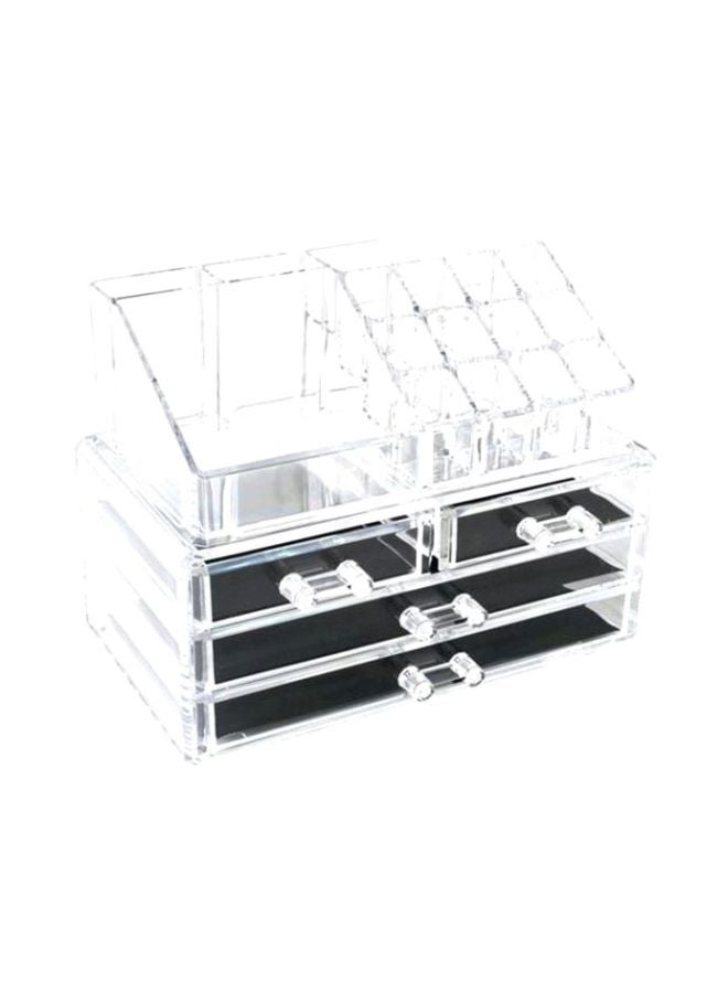 Multifunctional Cosmetic Organizer Clear - Image 2