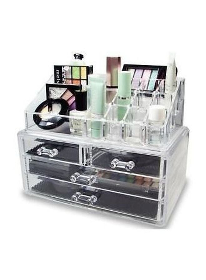 Generic 4-Drawer Makeup Organizer Clear - Image 2