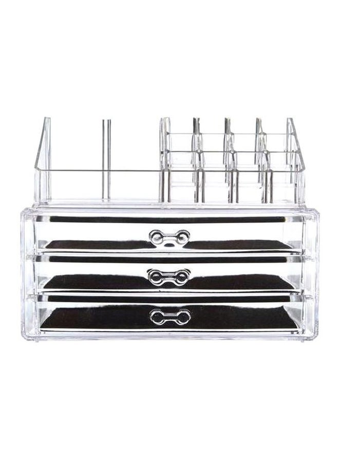 Multifunctional Cosmetic Organizer Clear - Image 1