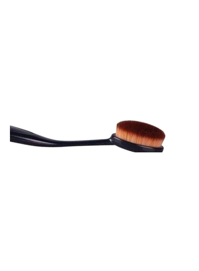 Generic Oval Foundation Brush Black/Brown  - Image 2