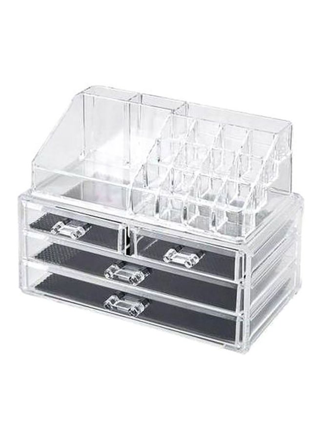 Makeup Organizer Box Clear - Image 1