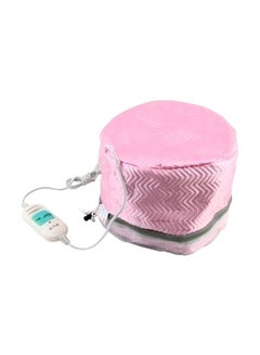 AS SEEN ON TV Thermal Drying Hair Cap Pink/Grey  - Image 1