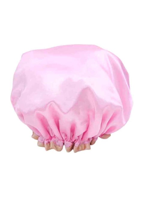 Double-Layered Bathroom Cap Pink