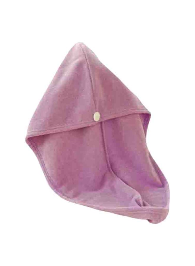 Water Absorbent Shower Cap Purple 51cm 