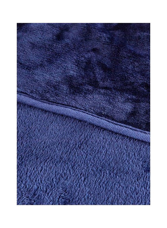 BeddingWish Fleece Blanket Sheet polyester Blue 180x200cm - Image 5