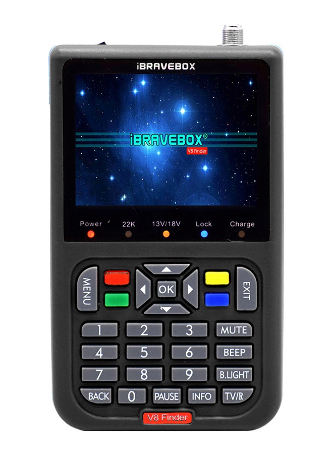 Generic - V8 LCD Digital Display Satellite Finder Tool Black - Image 1