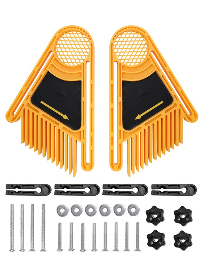 Generic 2-Piece Reverse Engraving Machine Feather Board With Accessories Orange/Black/Grey 