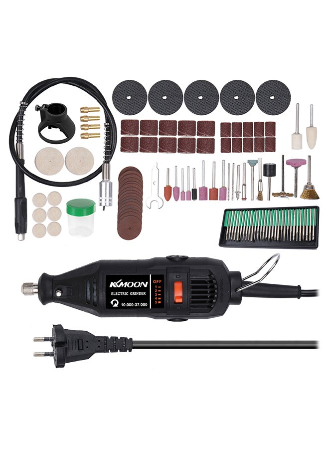 Electric Rotary Grinding Kit With Accessories Multicolour 