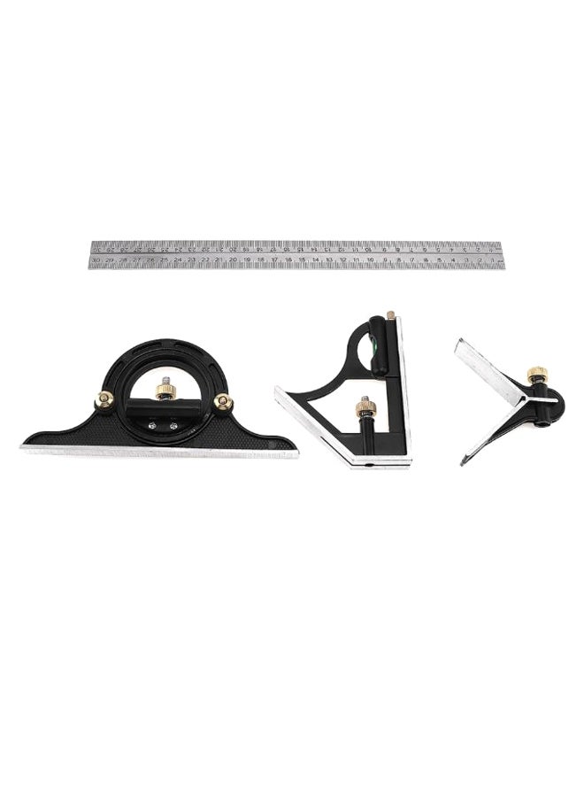 Generic Combination Square Ruler Silver/Black  - Image 2